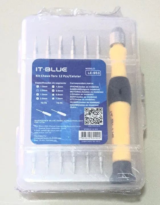 Kit Chave Torx 7Peças para Celular - LE-953
