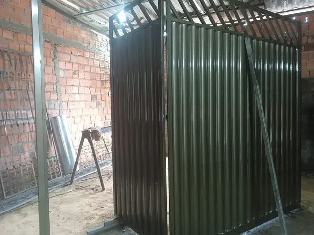 PORTÃO EM L PARA GARAGEM COM ABERTURA EM CIMA - Foto 3