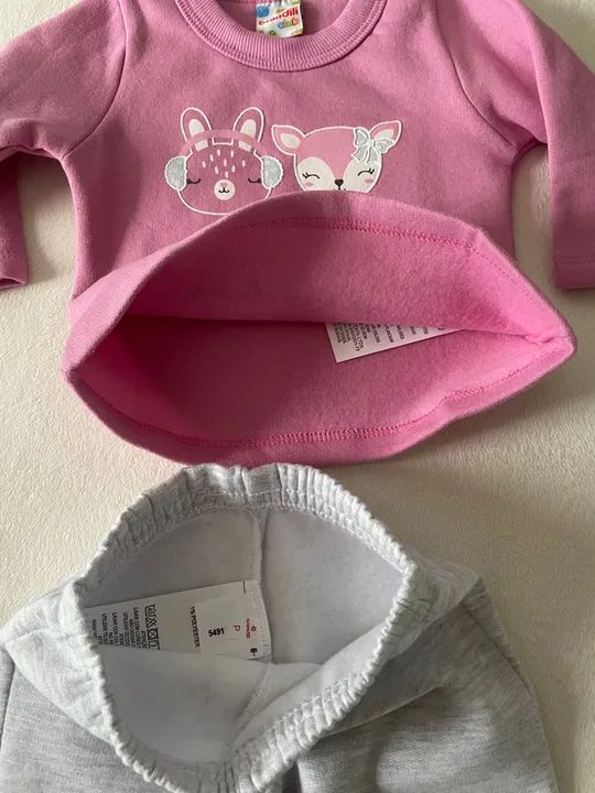 Conjunto Moletom - Brandili - P - Foto 4