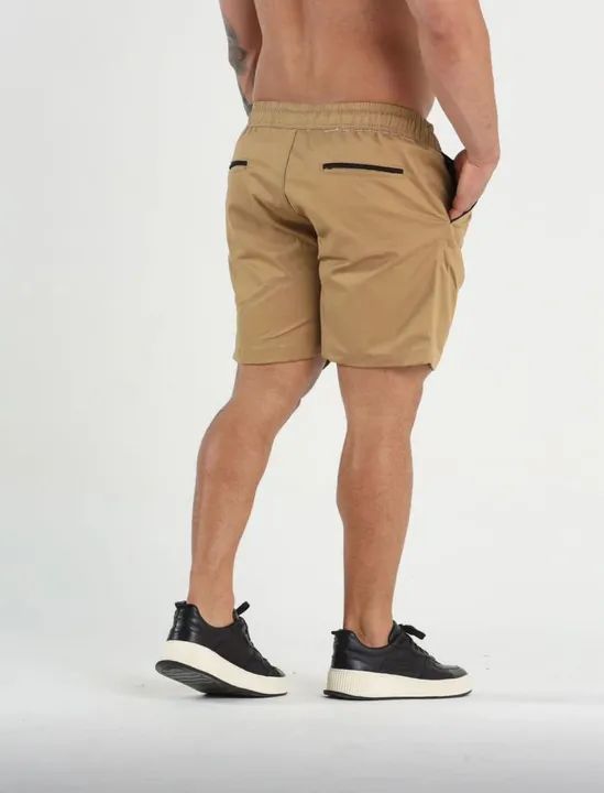 Shorts Masculino Preto creme bermuda mauricinho CARGO alto padrão de conforto  - Foto 3