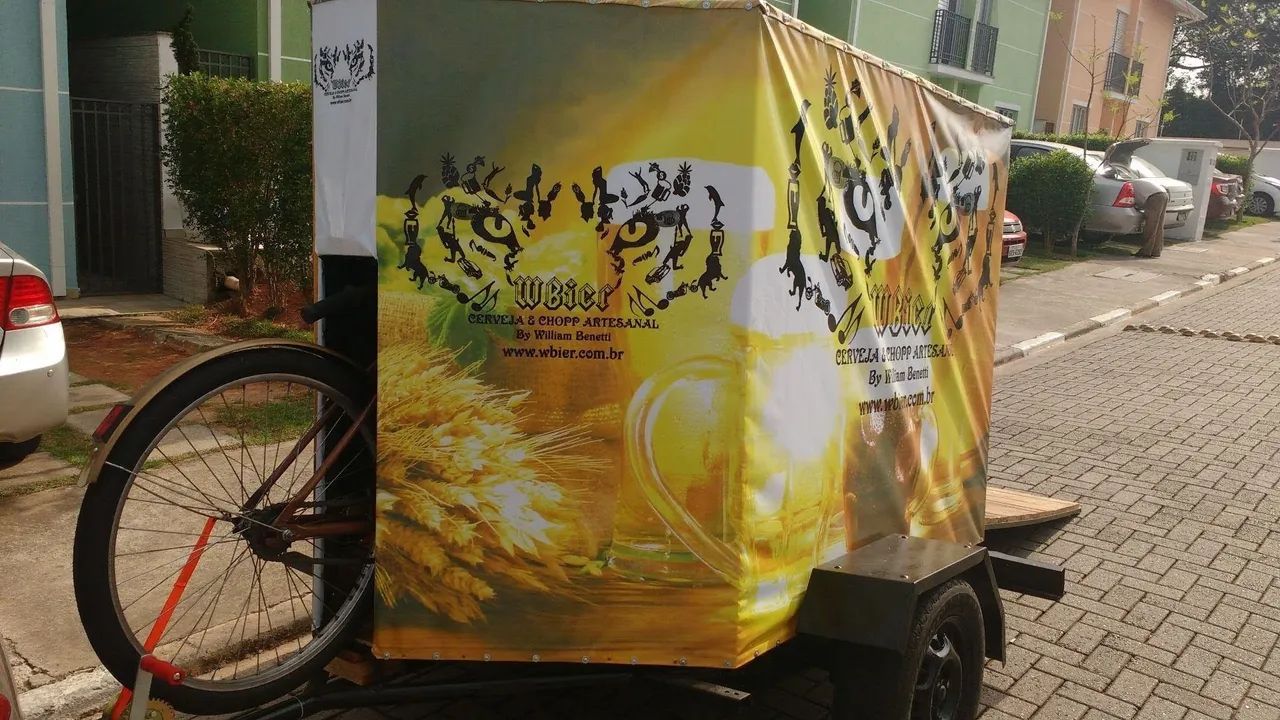 Bier bike - bicicleta cervejeira e carretinha