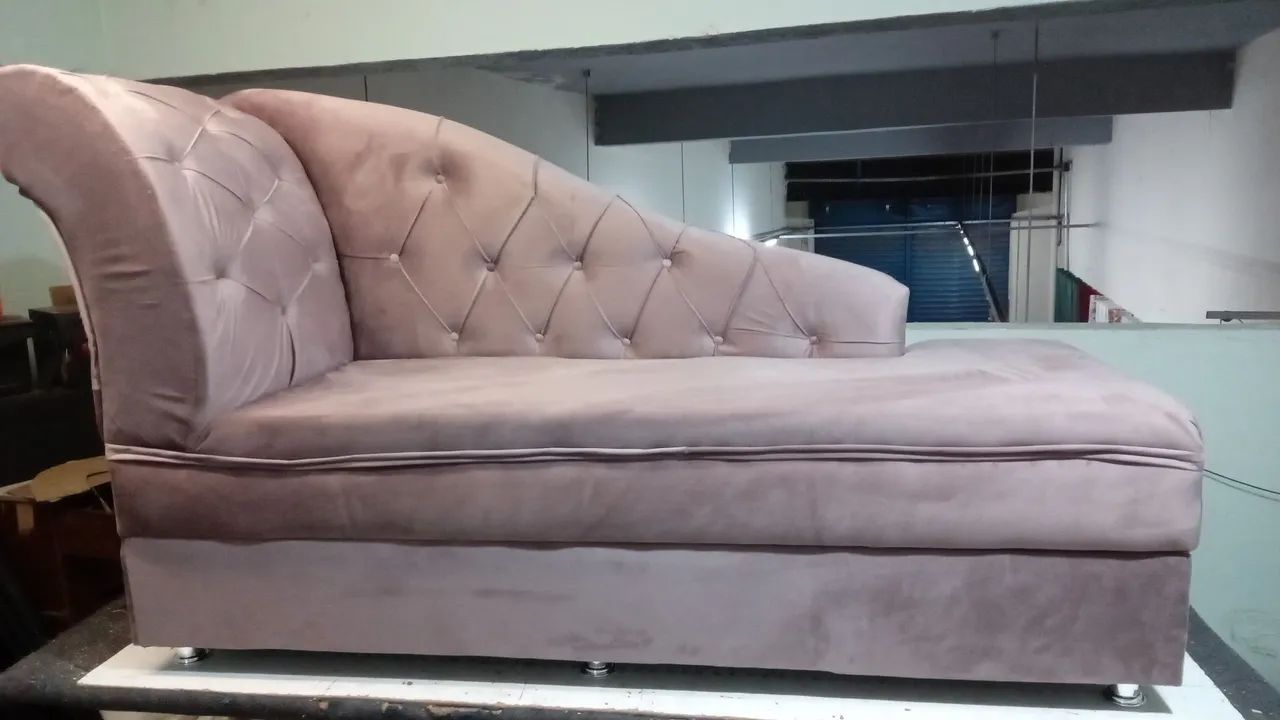 Recamier sofa veludo grande