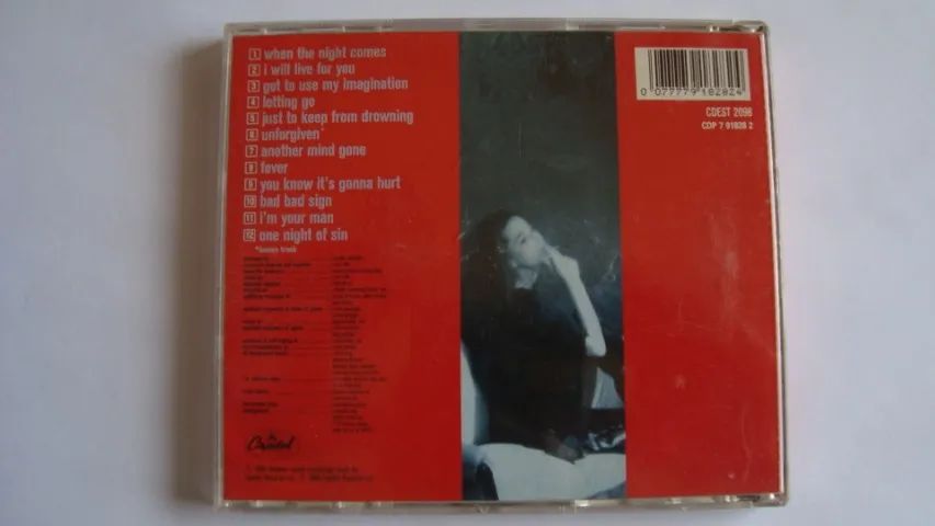 Cd Joe Cocker - One Night of Sin - 1989 - Germany - Foto 2
