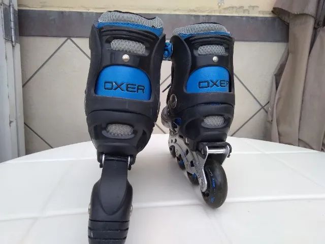 Patins In Line Oxer Aluminum Regulável 32/35 Bra (Usado) - Foto 5