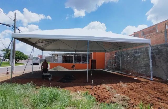 Tenda Tubular 10x10 Galvanizada a Fogo!!! - Foto 3