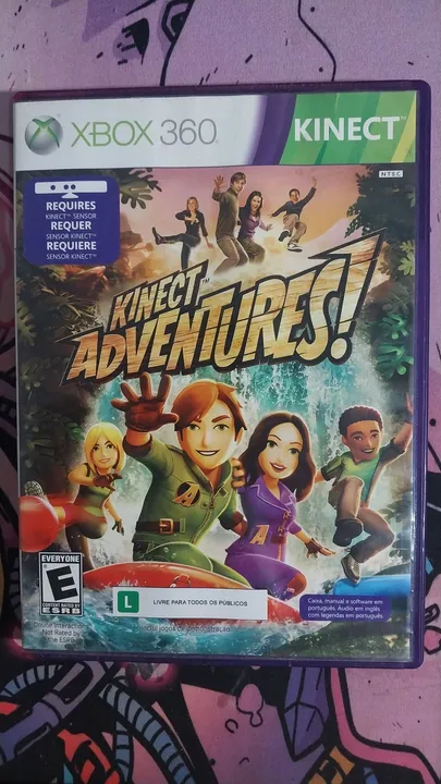 Jogo XBOX 360 original KINECT ADVENTURES original