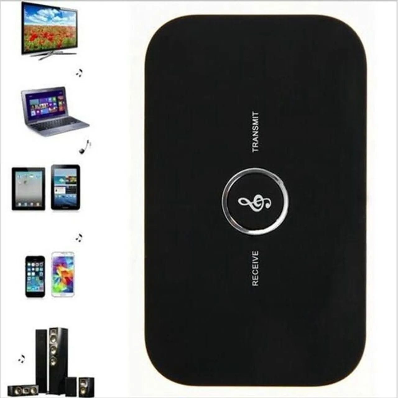 Receptor E Bluetooth Transmissor Sem Fio 3.5mm Aux De Áudio Reprodutor - Foto 2