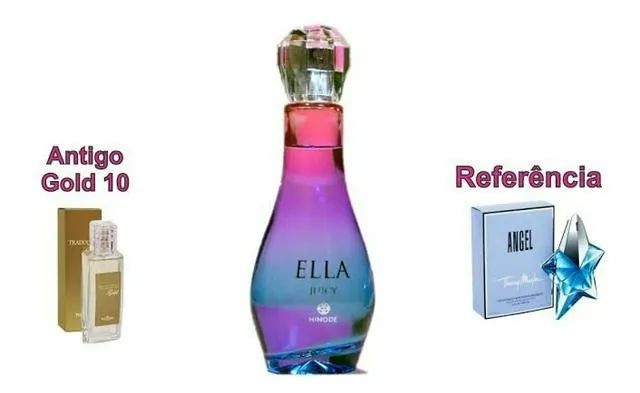 Perfumes Ella Juicy antigo gold 10 angel Hinode promo o