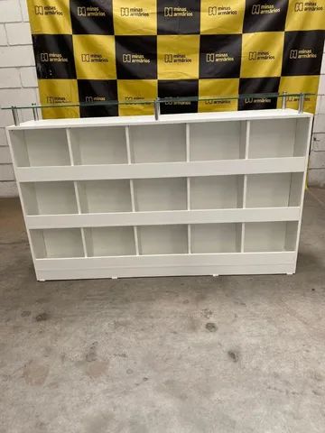 Ilha colmeia MDF Com vidro flutuante 100x170x40 - Foto 3