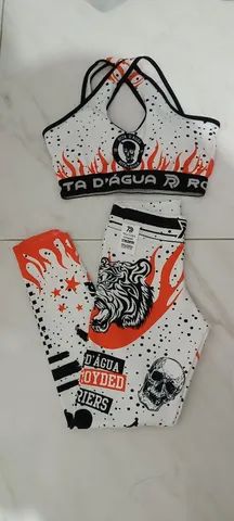 Aproveita Conjunto calça e top rota d'agua