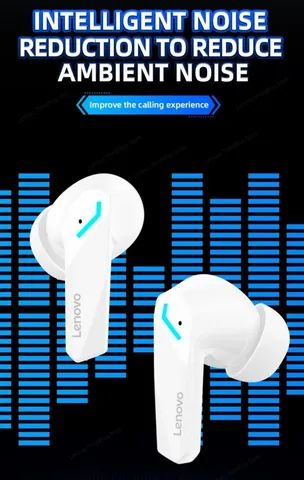 Fones de Ouvido Lenovo GM2 Pro - Bluetooth 5.3 - Branco - Foto 3