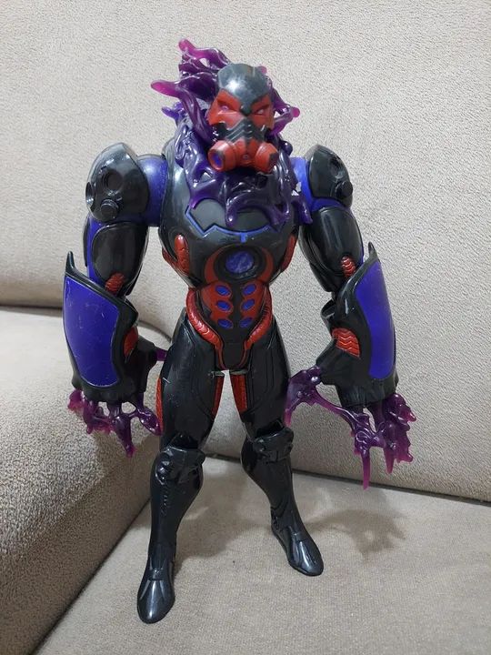 Boneco Oil Blast Toxzon - Mattel - Vilão Max Steel Antigo