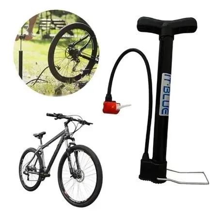 Bomba De Ar Encher Pneu Bike Bicicleta Moto Bola alta pressão