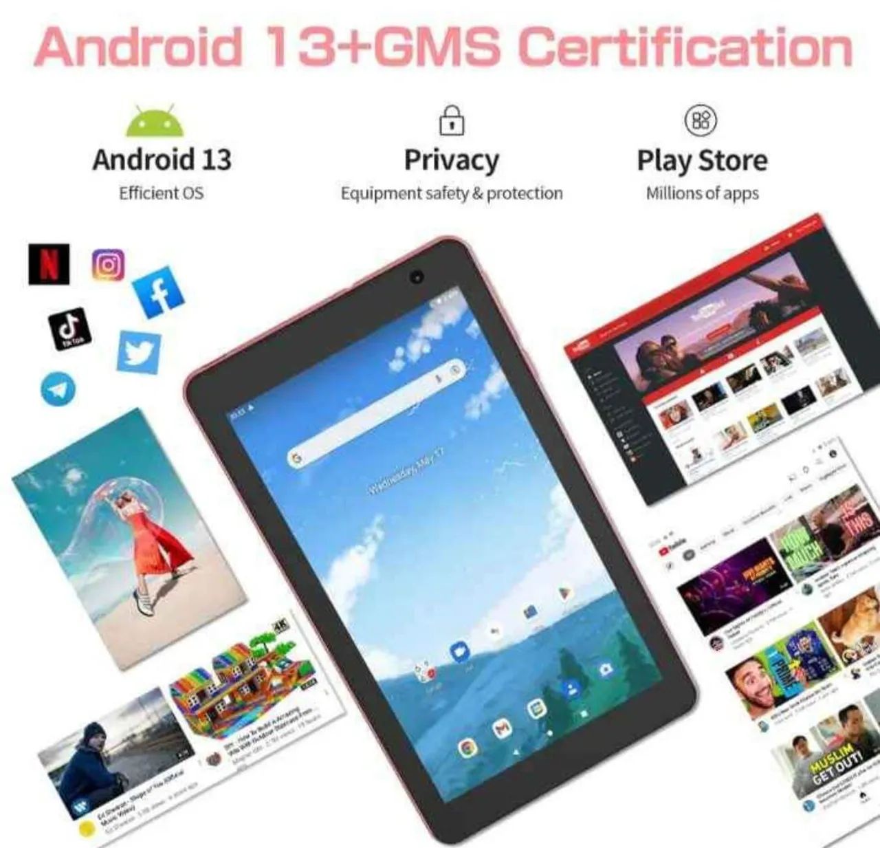 Tablet Pritom 8 polegadas 64GB Android 13 - Foto 5