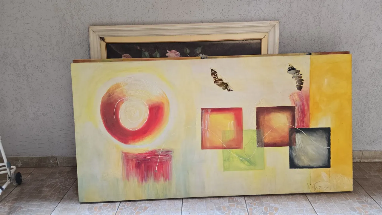 Quadro Abstrato de Arte Moderna