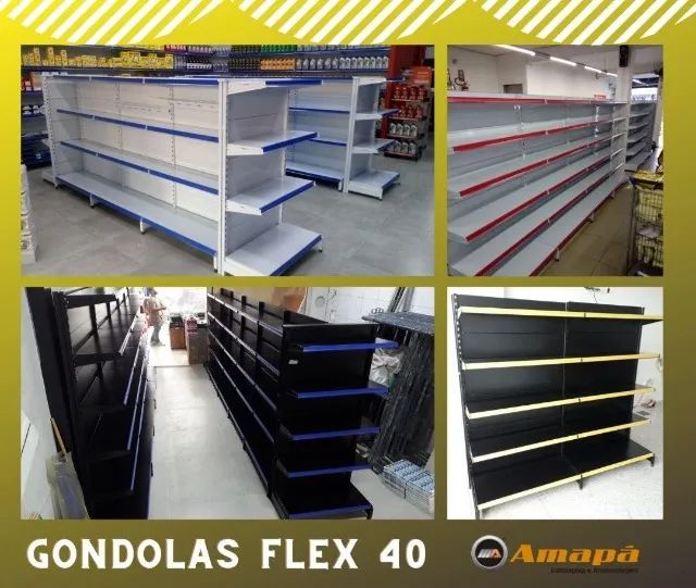 Gondolas prateleiras de aço - Foto 4