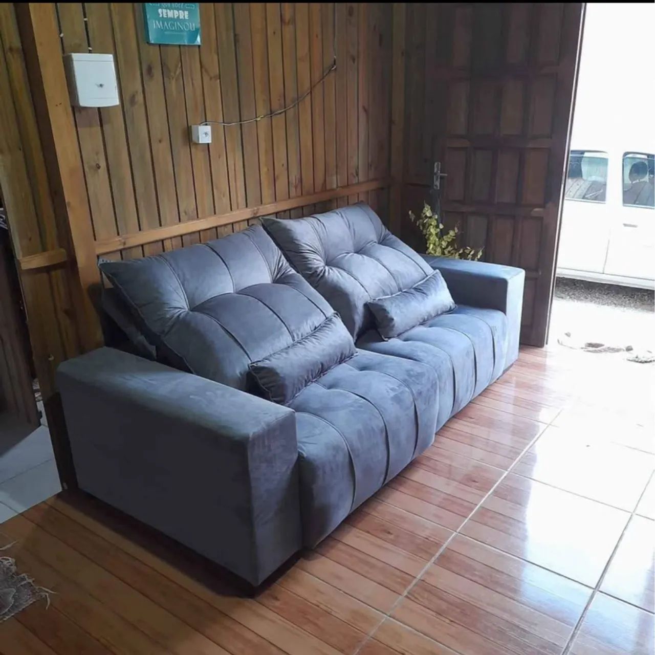 Sofá retratil Confortável e Moderno