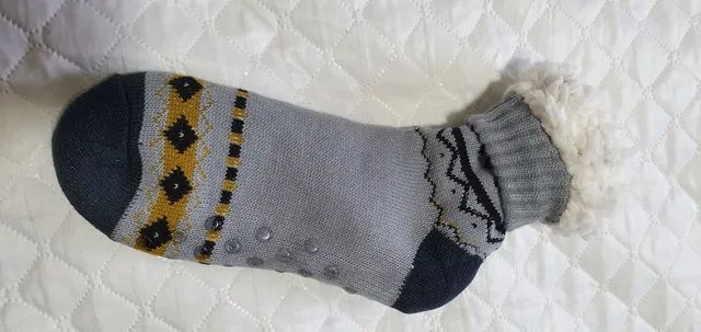 Meia felpuda masculina - Foto 2