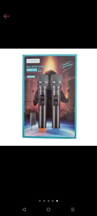 Kit de Microfone sem fio Ecooda - Novo - Foto 2
