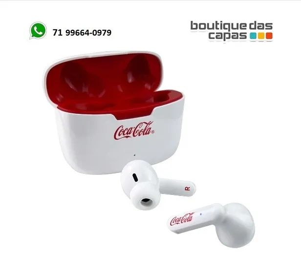 Fone de ouvido TWS Flow Earbuds Coca-Cola - original - 1 ano garantia - Foto 2