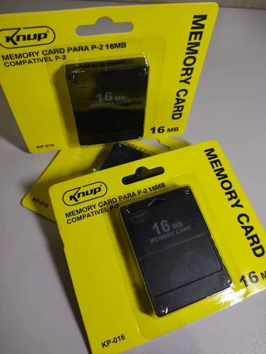 Memory Card de PlayStation 2 e PS2 
