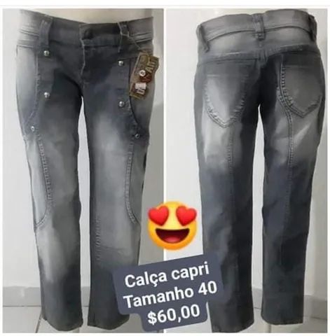 Calça jeans e shorts tamanho 40 - Foto 4