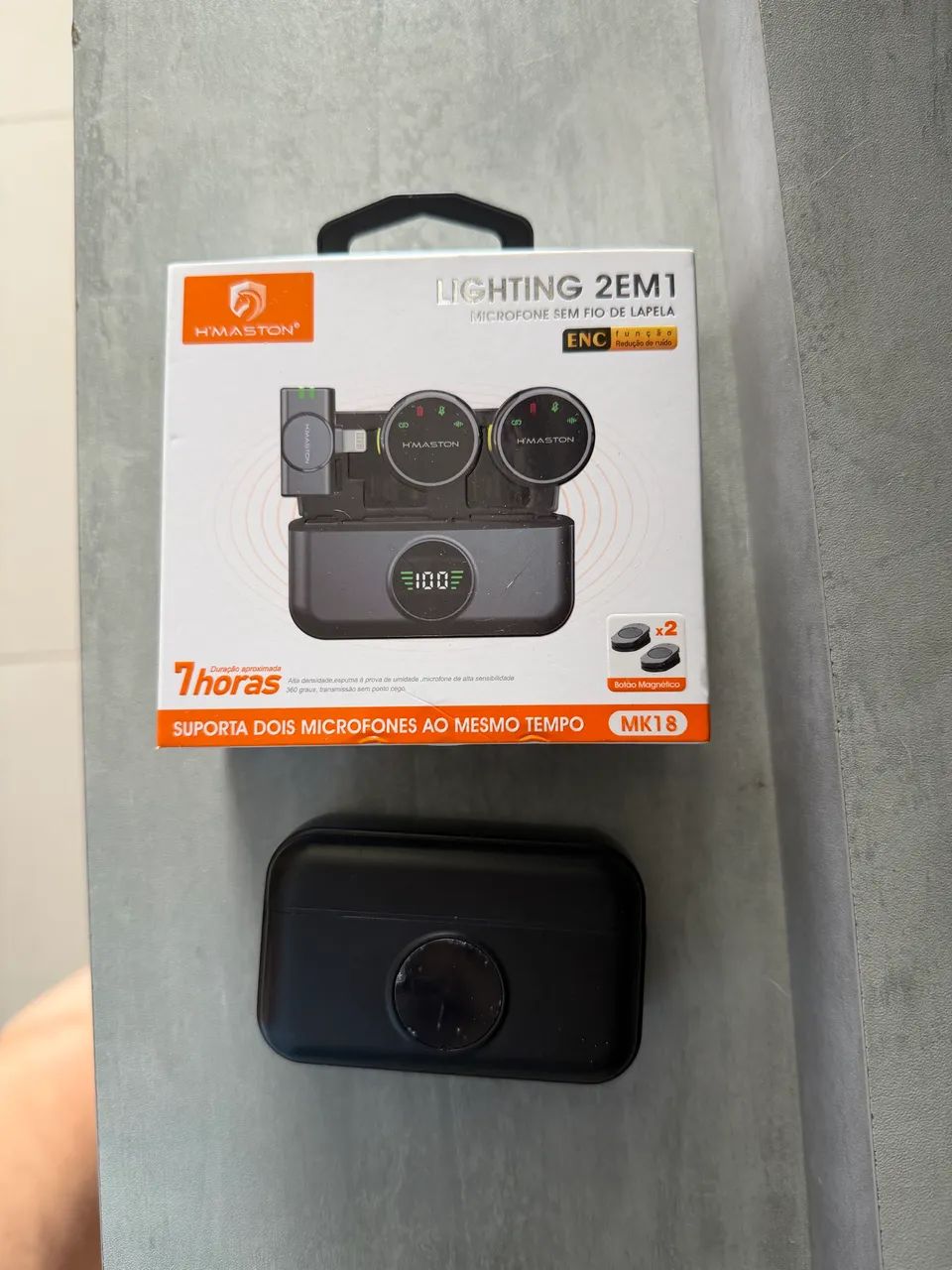 Vendo microfone de lapela bluetooth Hmastom