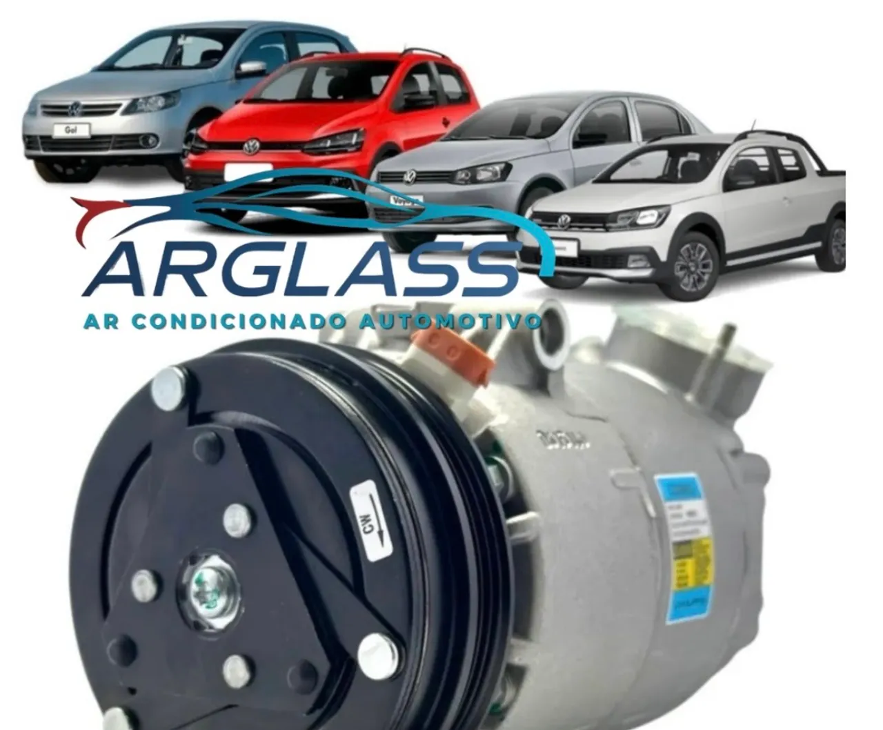 Compressor Ar Condicionado Automotivo.