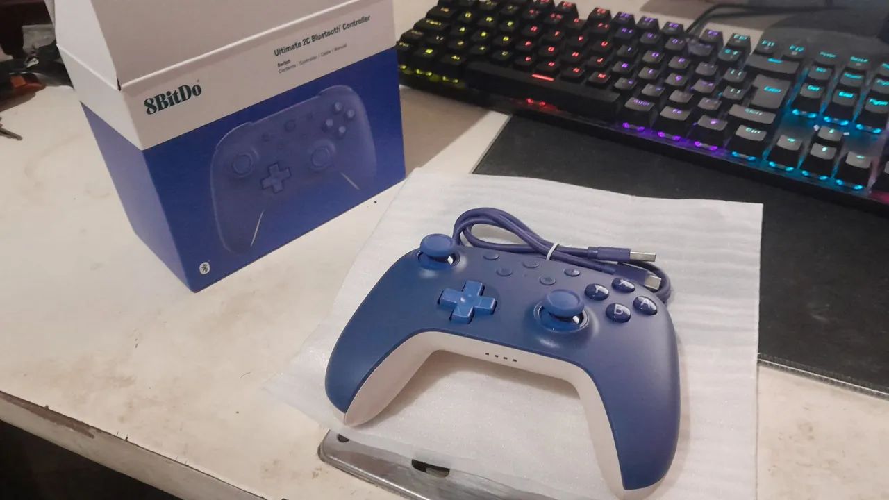 Controle 8BitDo Ulimate 2C p/ Nintendo Switch 1/2 - Foto 3