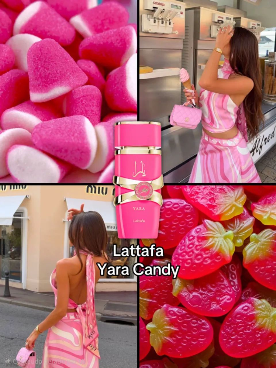 Perfume Yara Candy Lattafa Original 100ml com NF