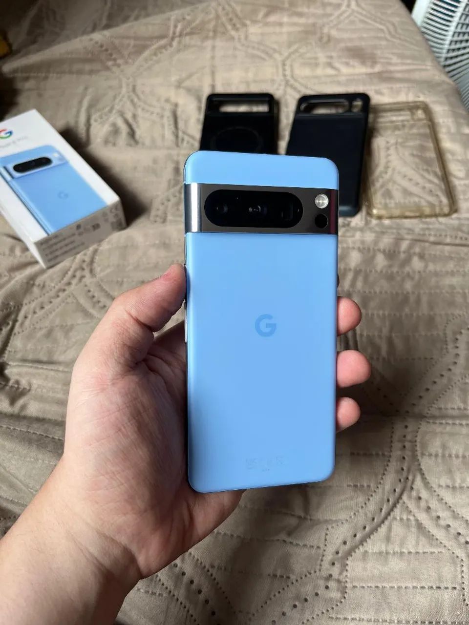 Google Pixel 8 Pro 256GB Bay - Seminovo + 3 capinhas + 2 películas