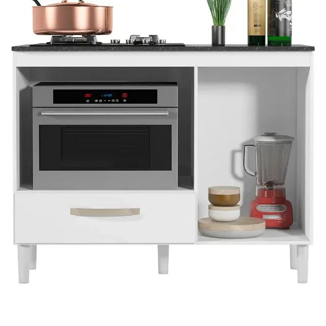 Balcão para Cooktop Fit Branco - Foto 3