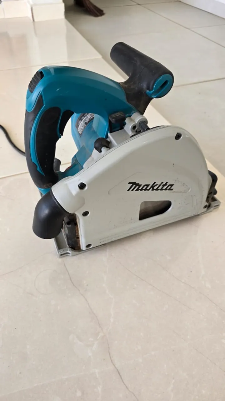 Serra Circular Elétrica Makita Sp6000 165mm 1.3kw Azul 127v