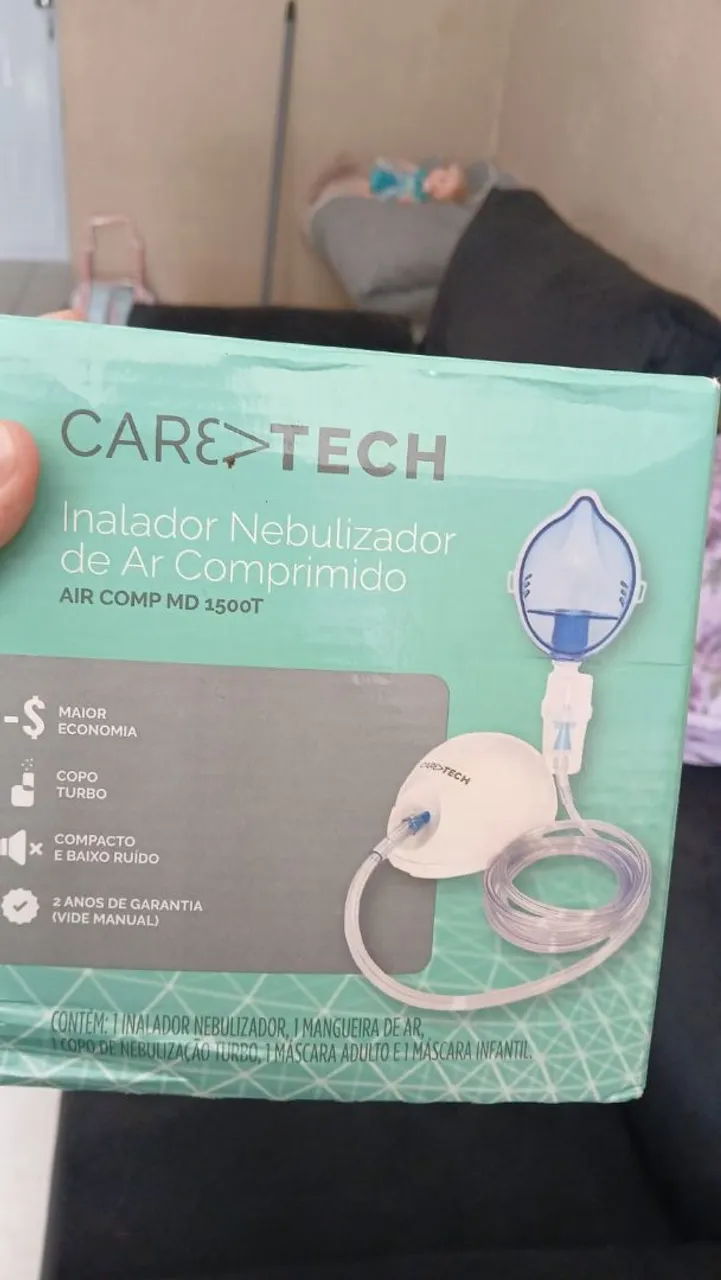 Inalador Nebulizador Care Tech Air Comp MD 1500T