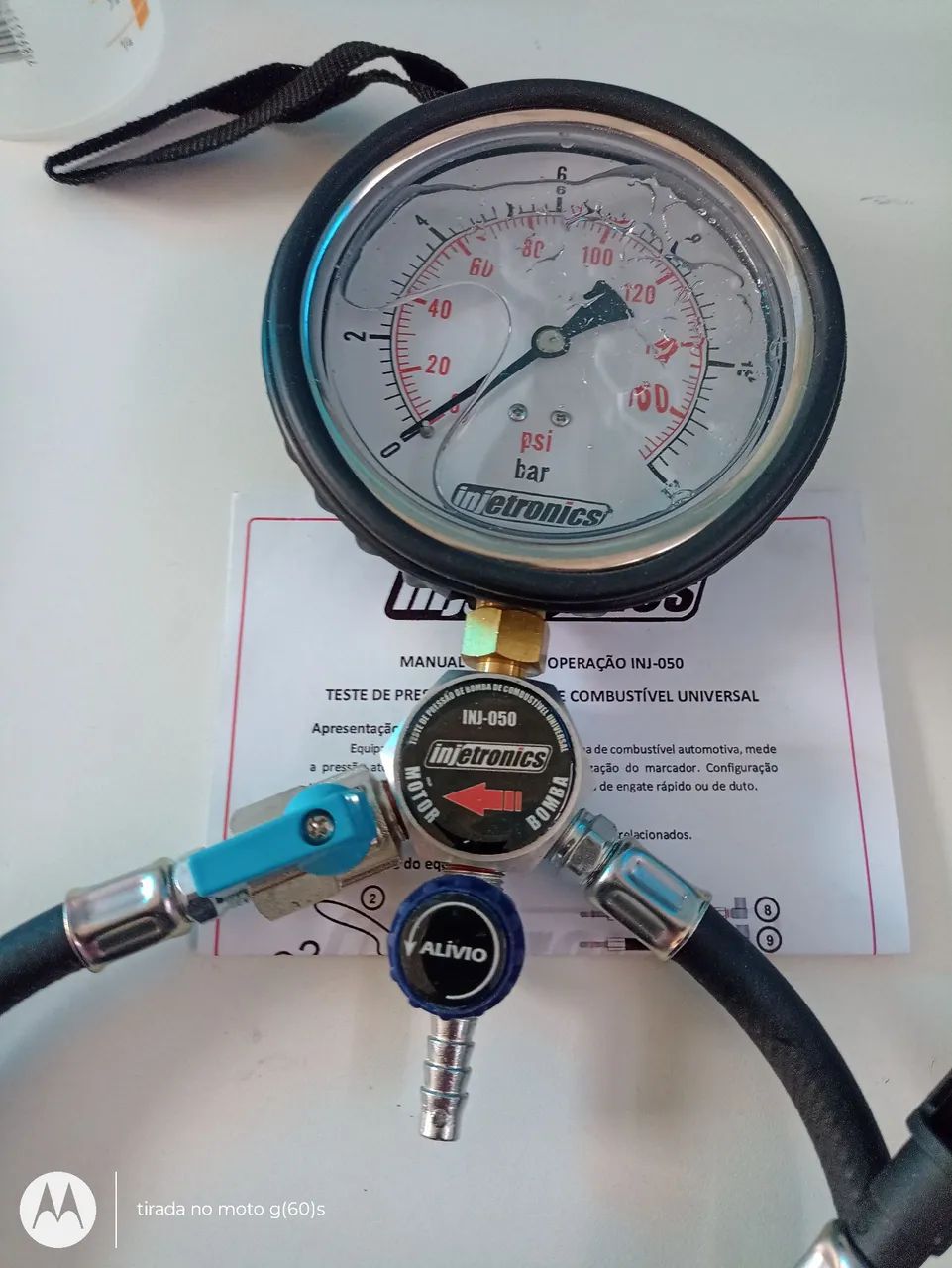 Teste de Pressão de bomba de combustível  - Foto 2