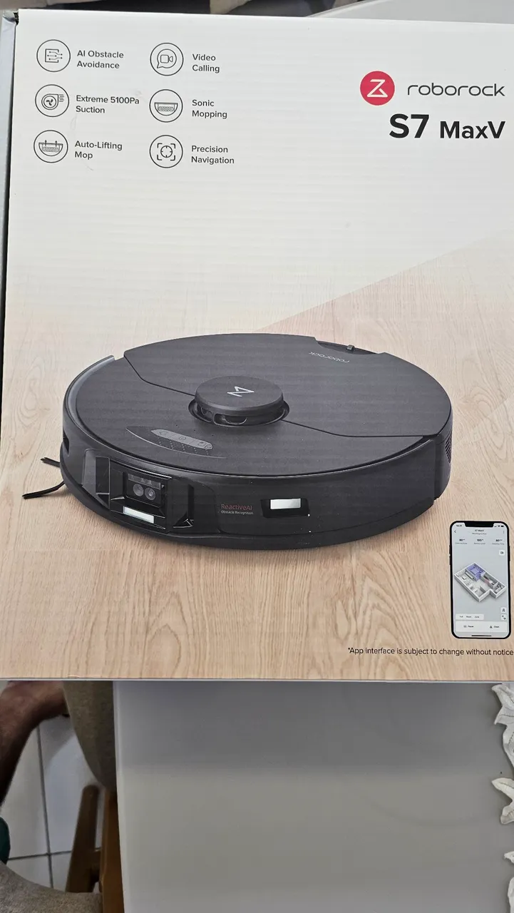 Roborock S7 MaxV - Aspirador e Mop Robótico