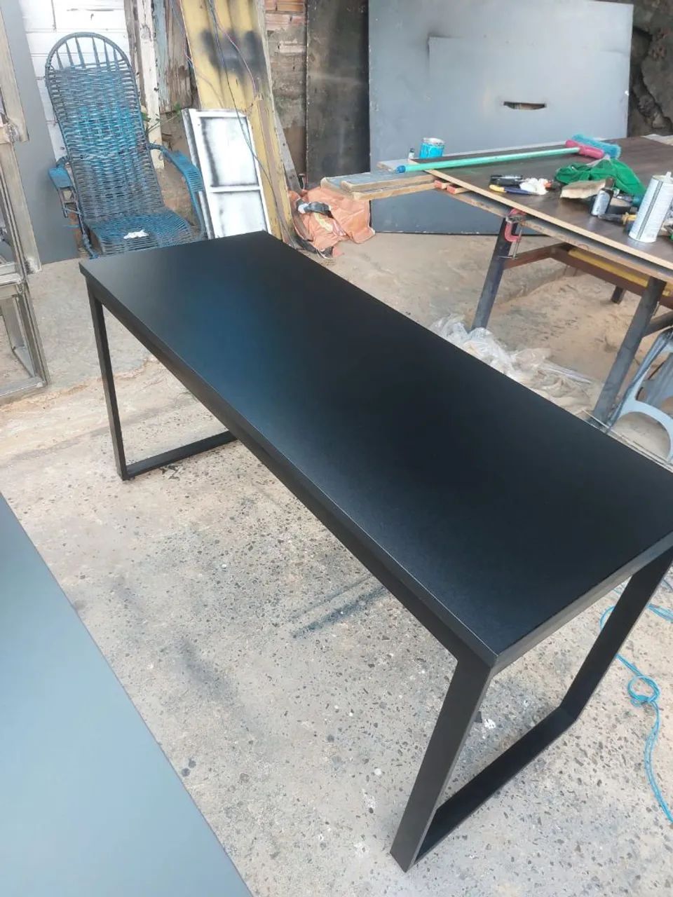 Mesa preta gamer 