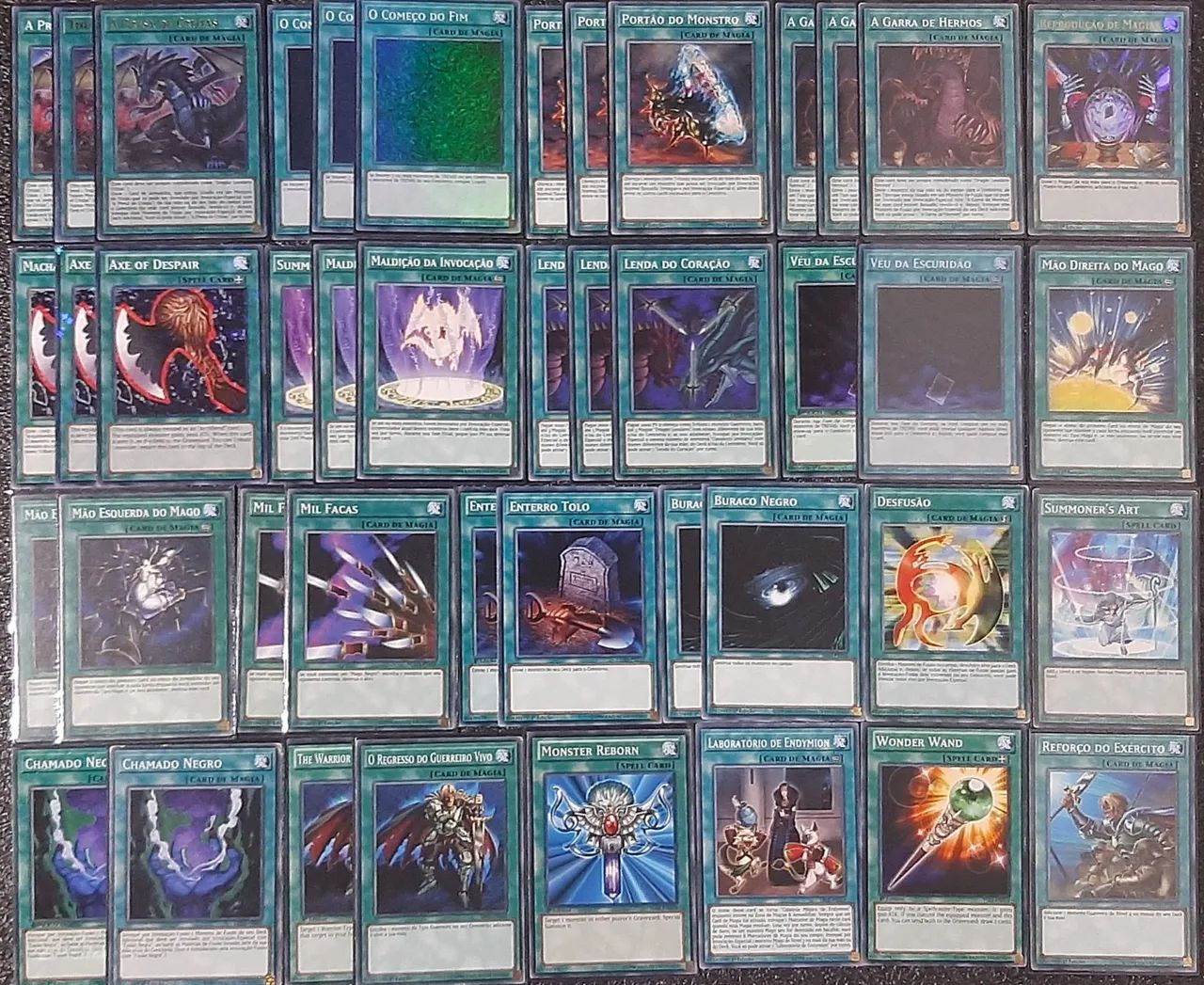 Deck mago negro funções cartas originais de yu-gi-oh - Foto 2