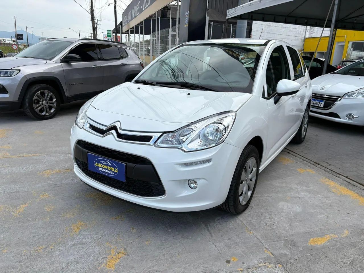 C3 ATTRACTION 1.6 FLEX 16V 5P AUT.  BRANCA 2018/2019 - Foto 4