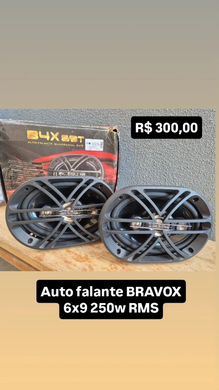 Alto Falante Bravox 6x9 250w RMS