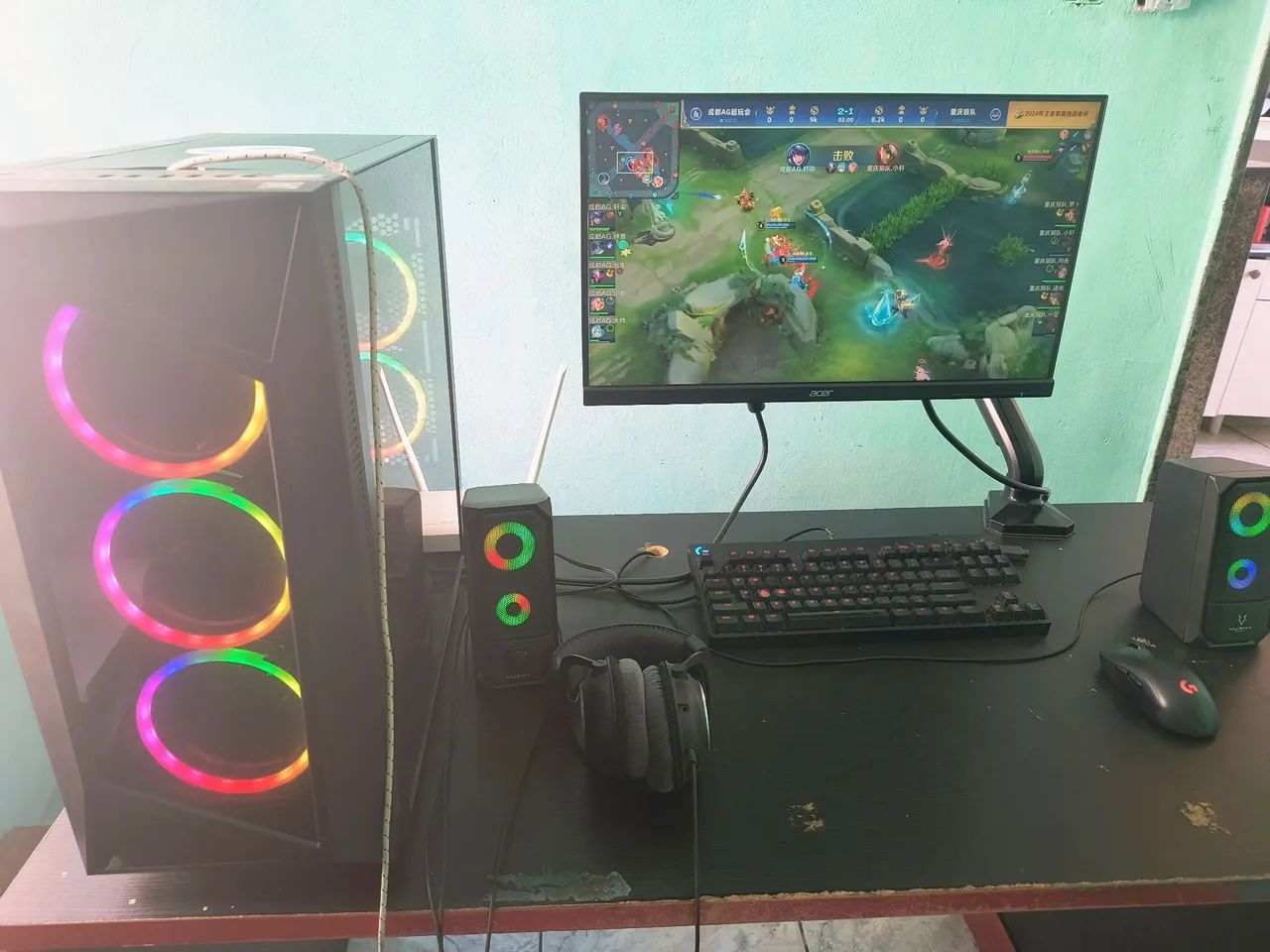PC Gamer quase completo por 3200,00 parcelado até 8x s/ juros, não entrego. - Foto 2