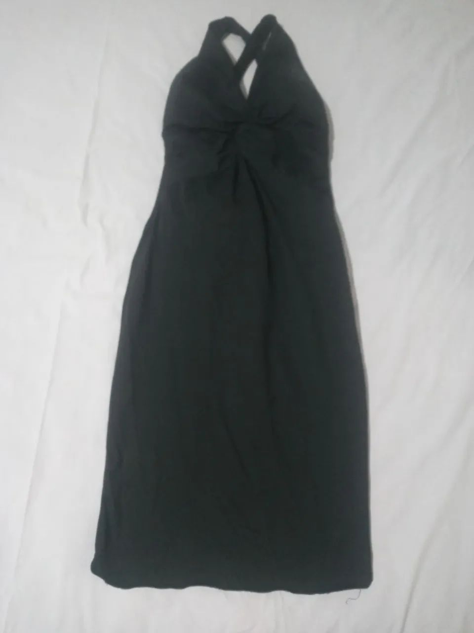 Vestido em malha Preto - Foto 4