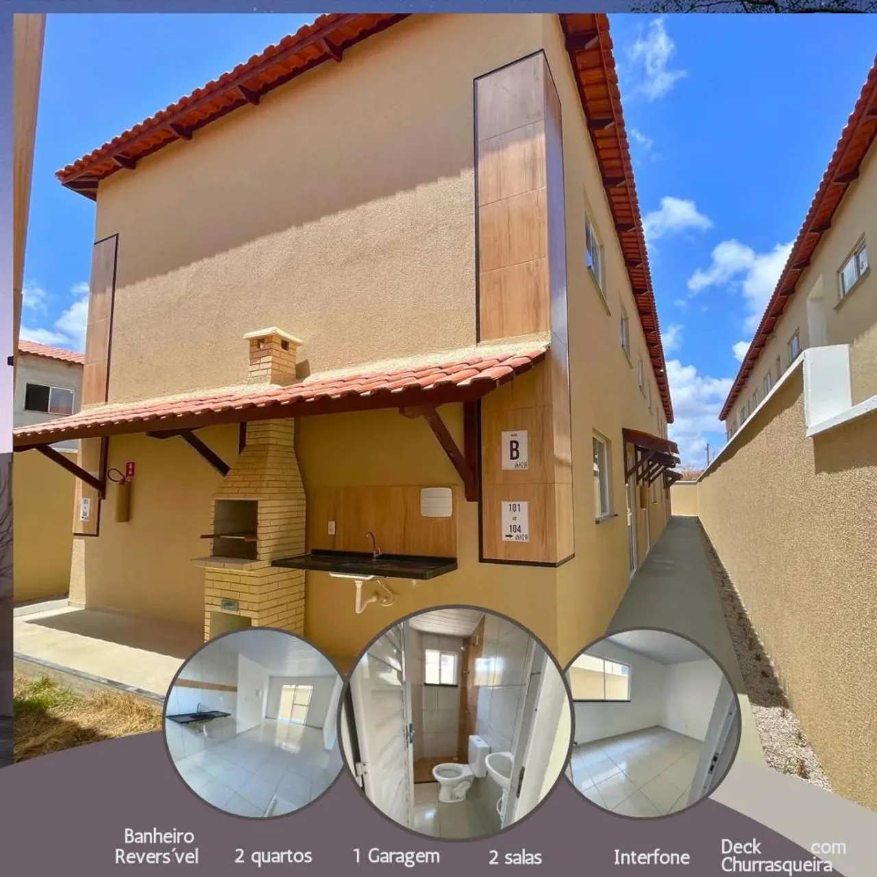 Imóvel para venda com 55 metros quadrados com 2 quartos em Gereraú - Itaitinga - CE