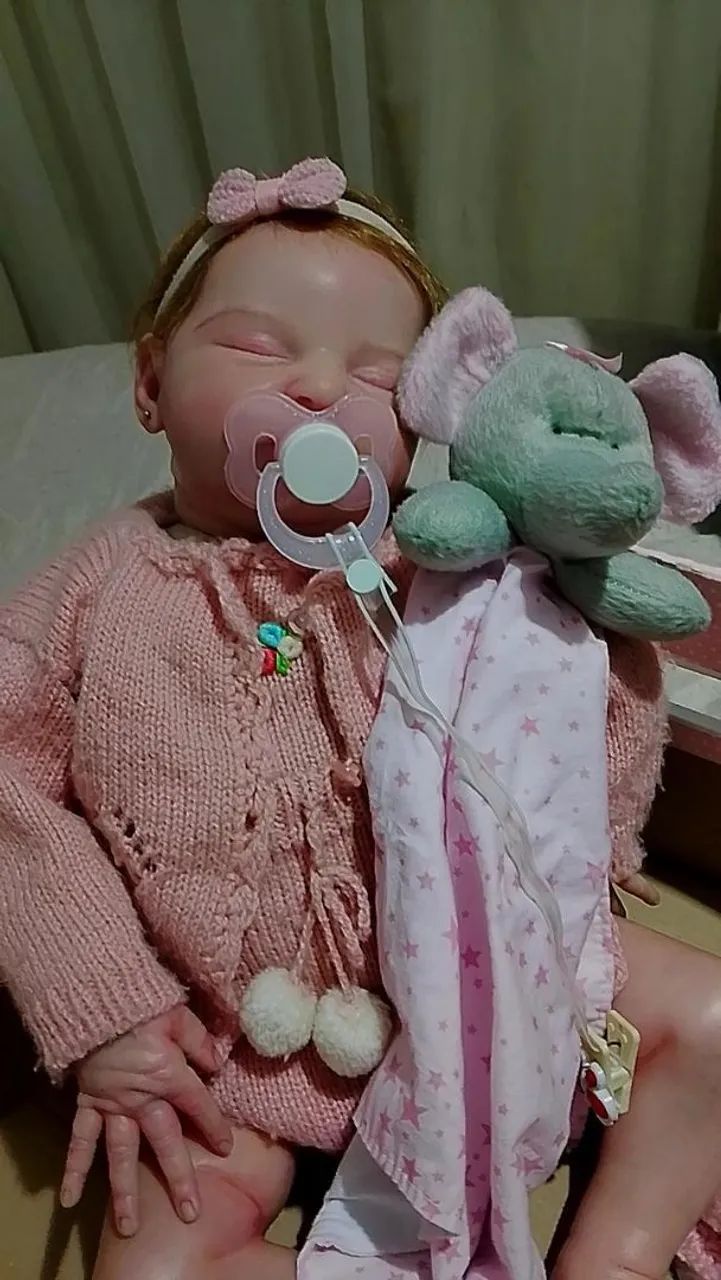 Boneca bebê reborn realista - Foto 3