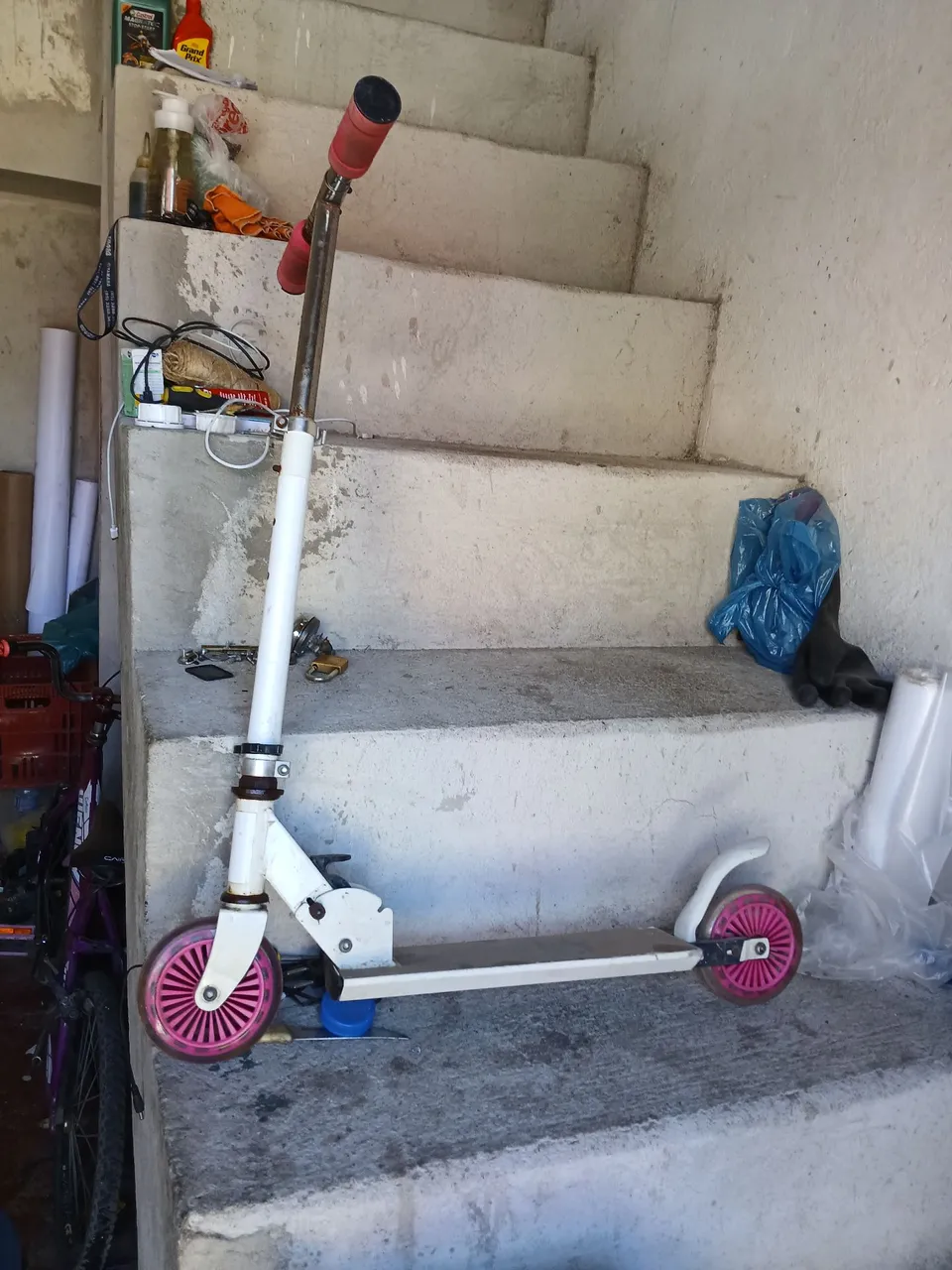Patinete Infantil com Rodas Rosa