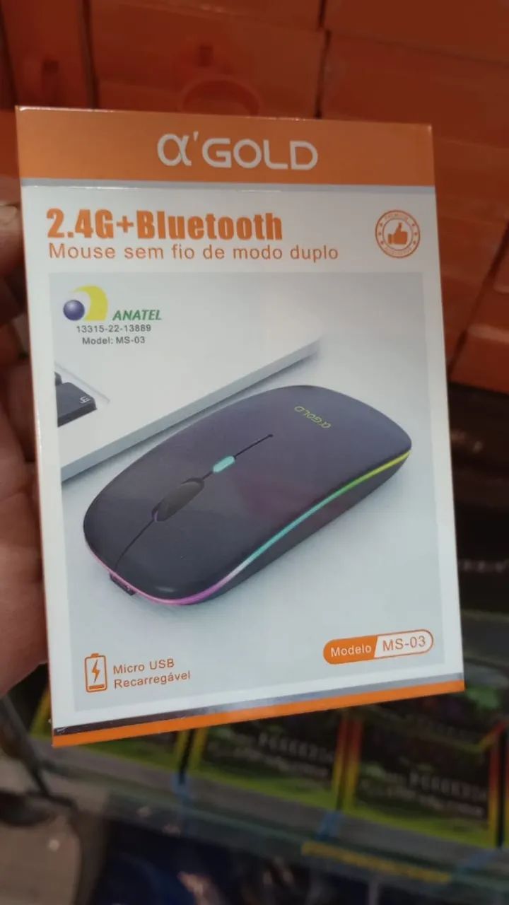 Mouse Regarregavel Sem Fio, (entregmos)