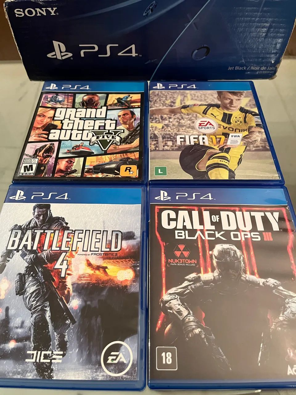 PS4 - 2 Controles/ Cabos Originais/ Caixa - Foto 6