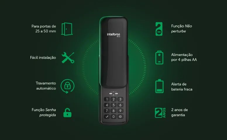 Fechadura Digital Intelbras