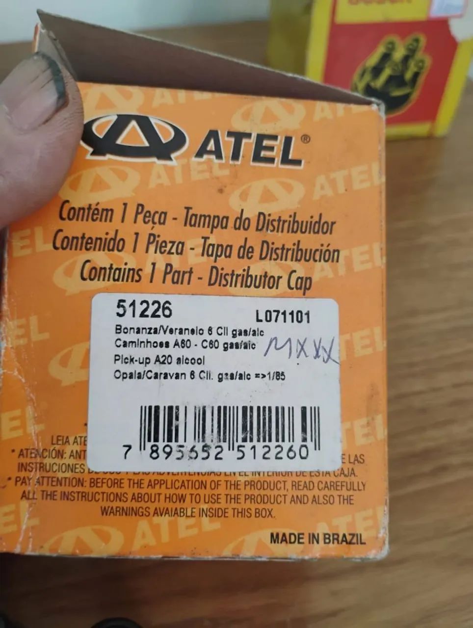 Tampa distribuidor opala,A20,C20 veraneio distribuidor Bosch 