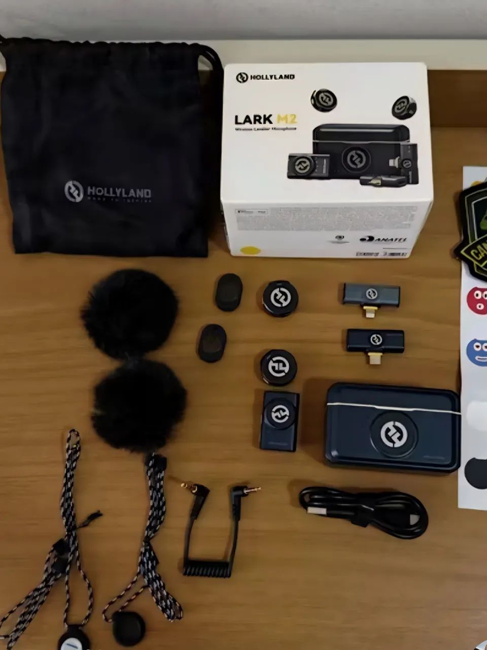 Microfone de Lapela Hollyland Lark M2 - Novo e Lacrado - Foto 3